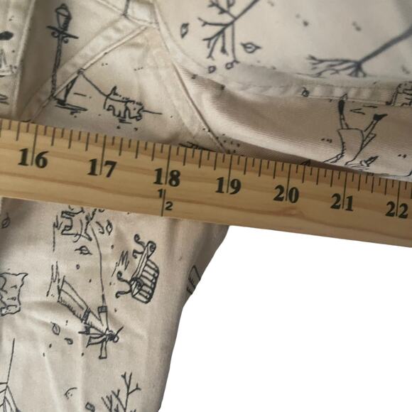 Christopher‎ & Banks Vintage Size Small Novelty Print Fall Rain Print Jacket - Picture 10 of 11